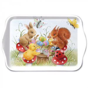 Dienblaadje "Painting class"