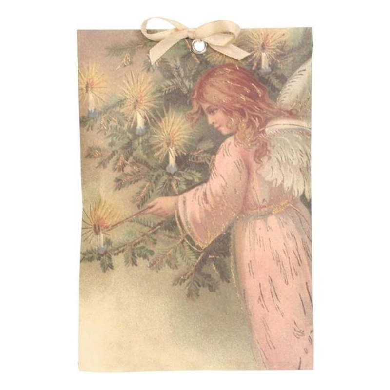 Geurzakje "Kaneel"verlichte boom 17x11,5cm