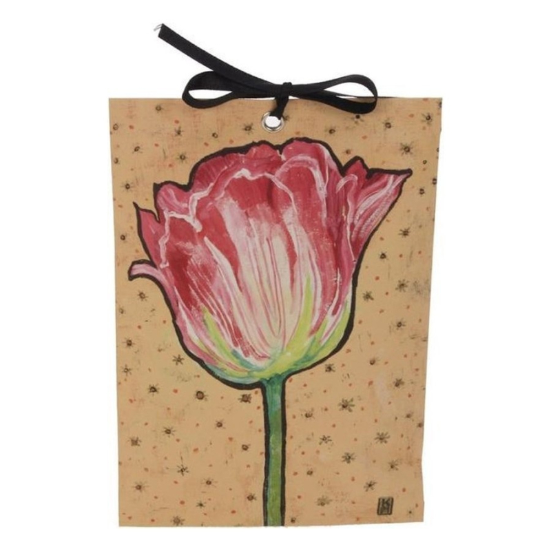 Geurzakje "Gardenia" Roze tulp 17x11,5cm