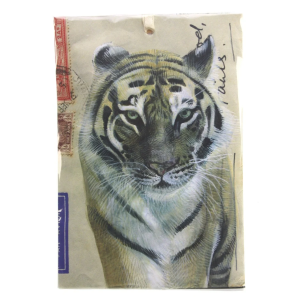 Geurzakje "Fresh Cotton" Tijger 17x11,5cm