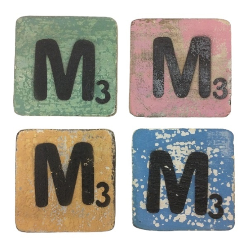 Letter M 20x20 cm