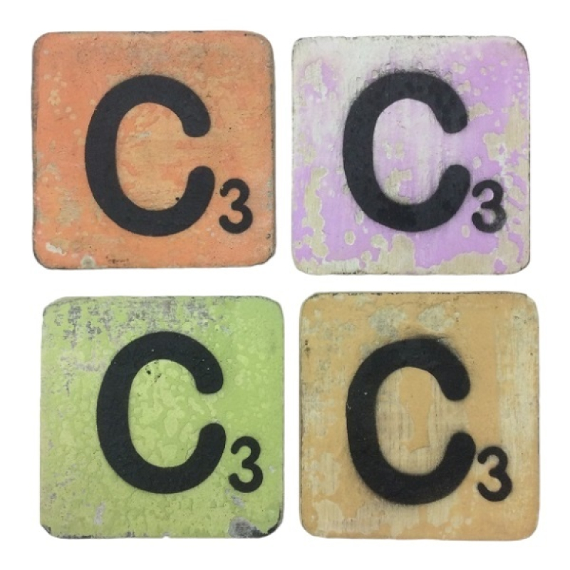 Letter C 6x6 cm (ALLEEN GEKLEURD)