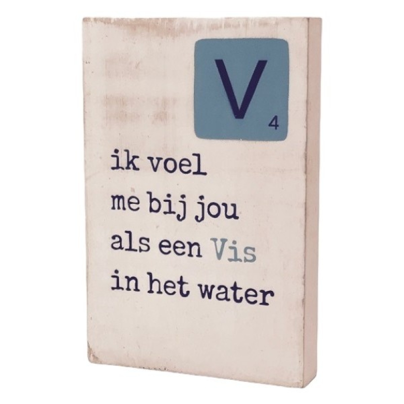 Tekstblok V "Vis"