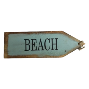 Beach bord turquoise 9x27 cm