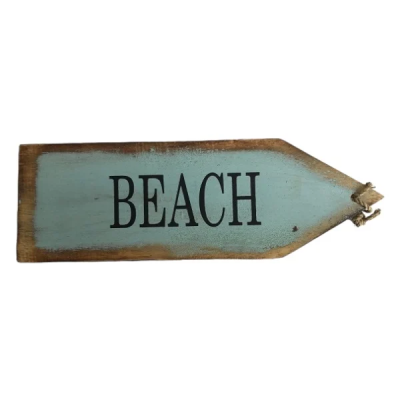 Beach bord turquoise 9x27 cm
