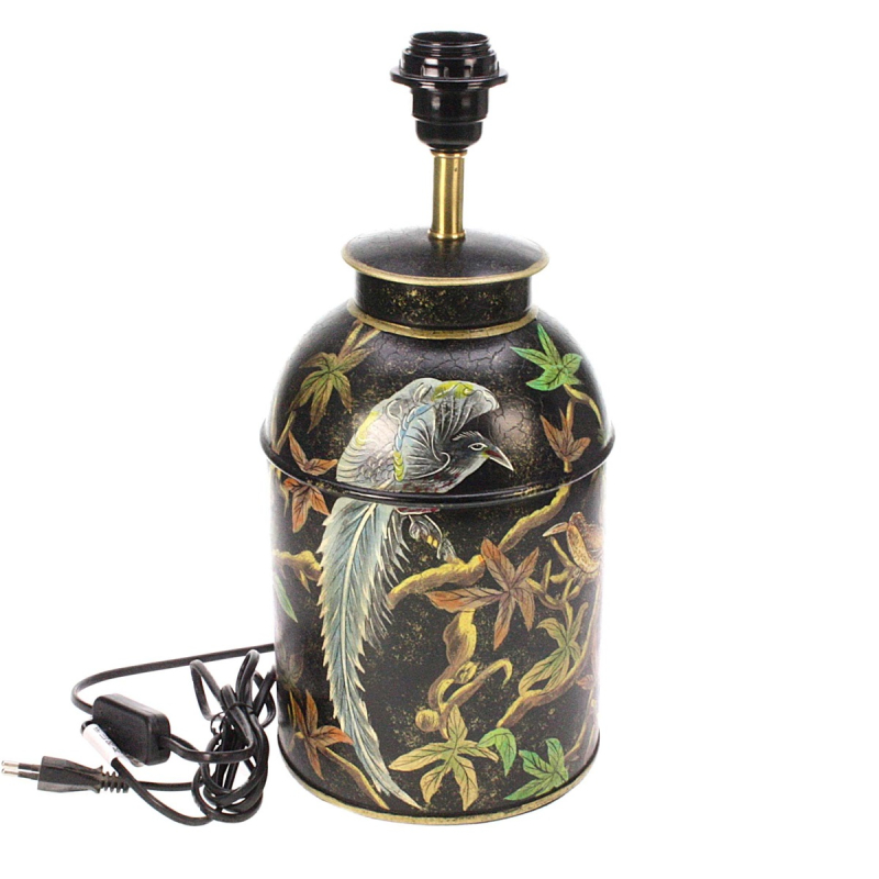 Lamp theebus Black bird, Ø17,5xH39cm
