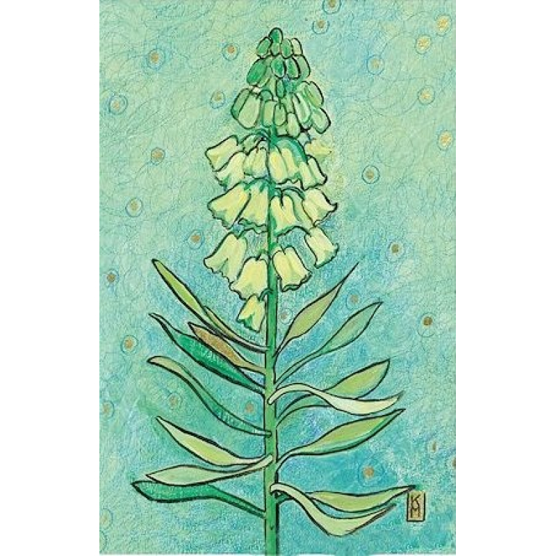 Dubbele kaart met env. Fritillaria 11,5x17,5cm