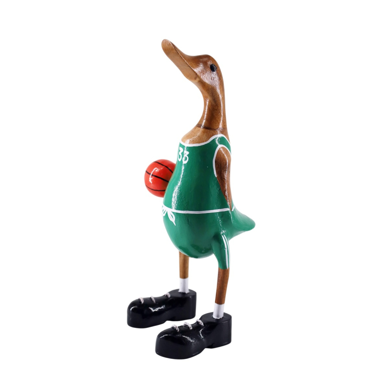 Houten eend Atul basketbal groen S