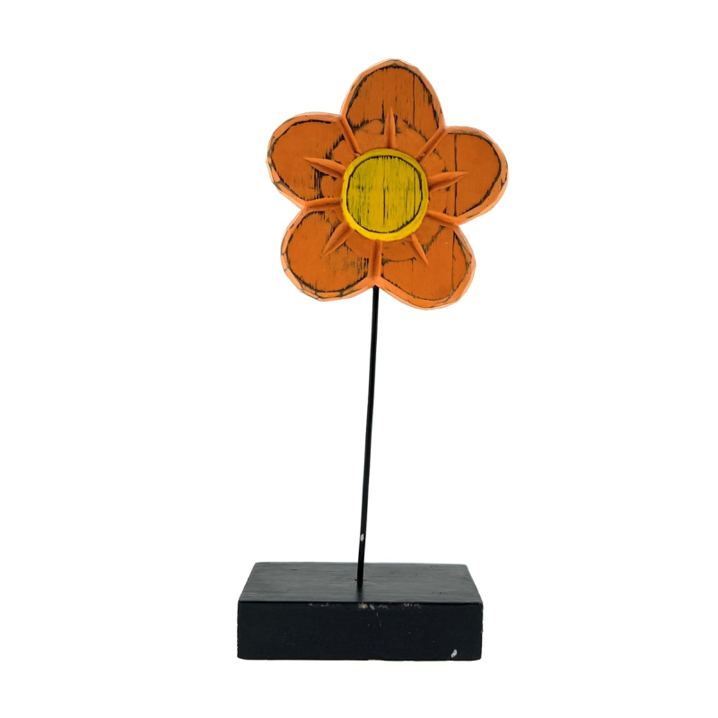 Bloem staand S oranje