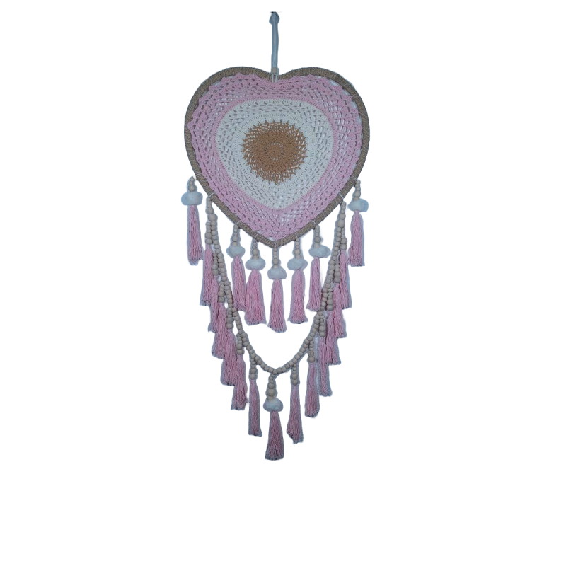 Dromenvanger wit - Roze102 cm