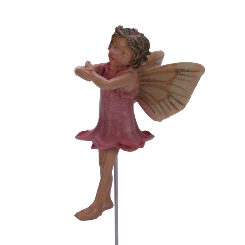 Flower Fairy Roos op pin, 10cm