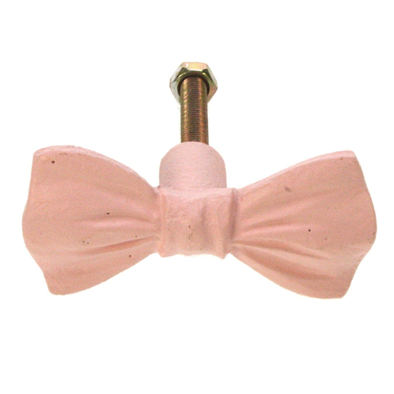 Deurknop Strik zacht roze 5,9x5,7x2,8cm
