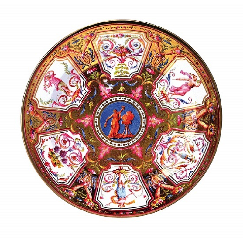 Bord metaal Arabesque Art Ø26cm