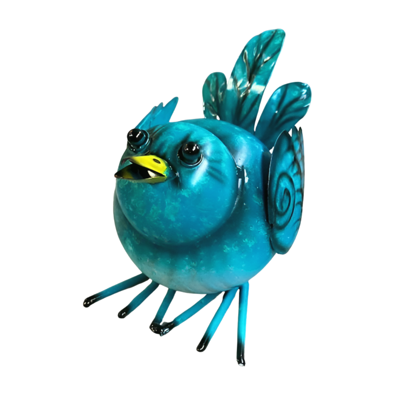 Bird sitting 18xH12cm