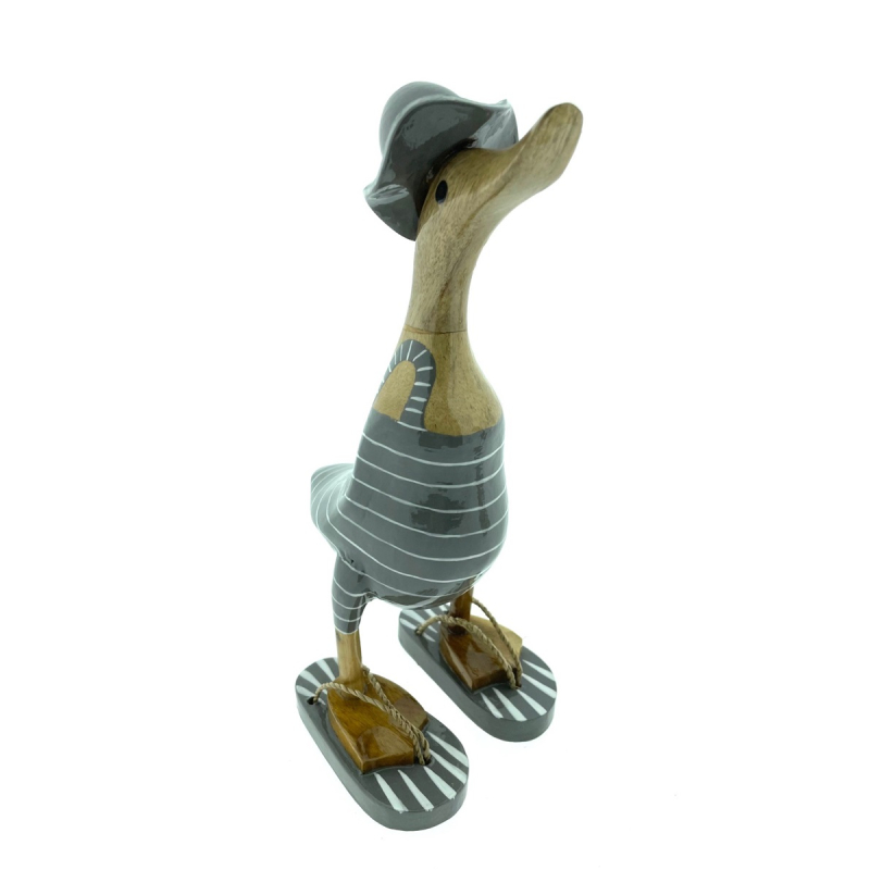 Houten eend Onno S grijs