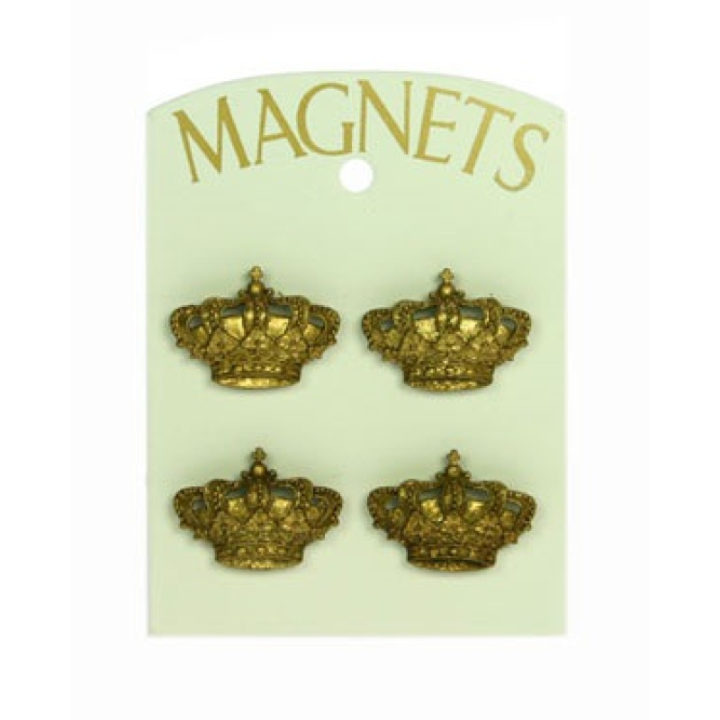 Magneetjes Kroon, set van 4 4x3cm
