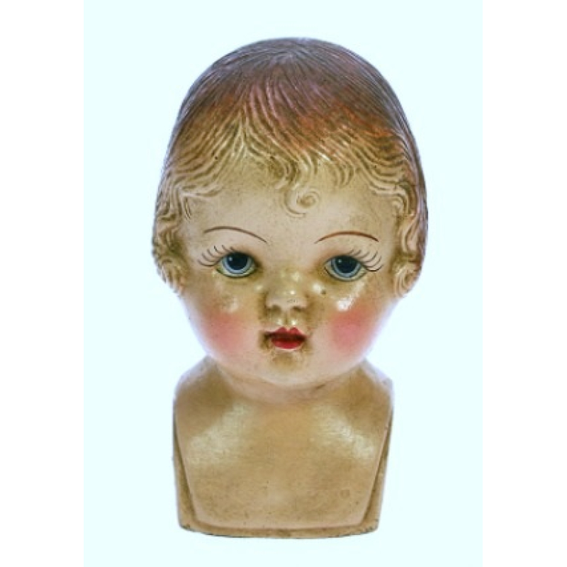 Poppehoofdje 8x9x13,5cm