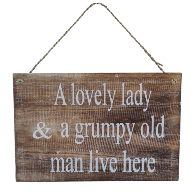 Tekstbord Eda LOVELY LADY 20x30cm