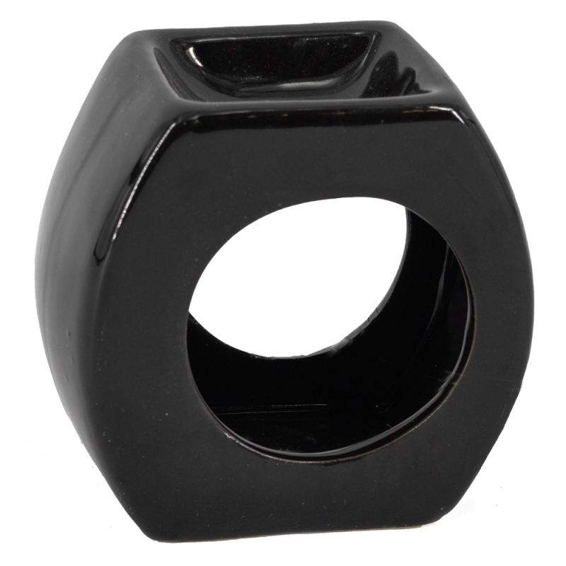 Geurbrander oval Zwart