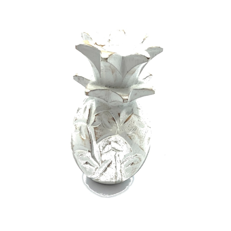 Houten Ananas Wit