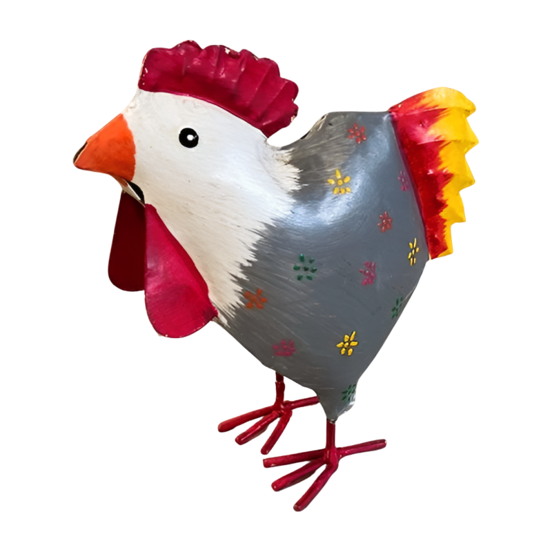 Iron Rooster painted