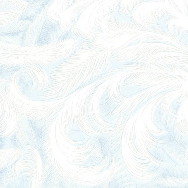 Servetten "FROSTED FEATHER light blue" 33x33 cm