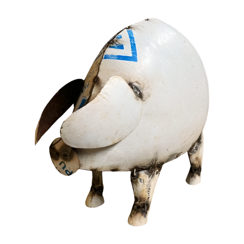 Pig old iron 35x15H30cm