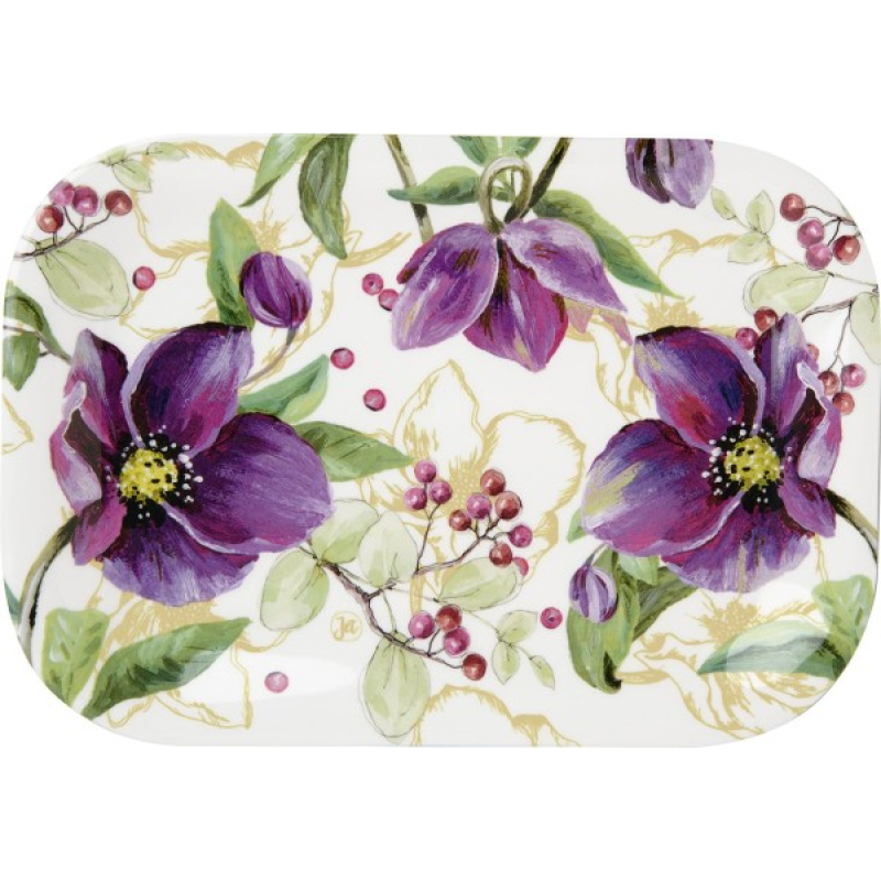 Dienblaadje "ROSE NOEL goud"
