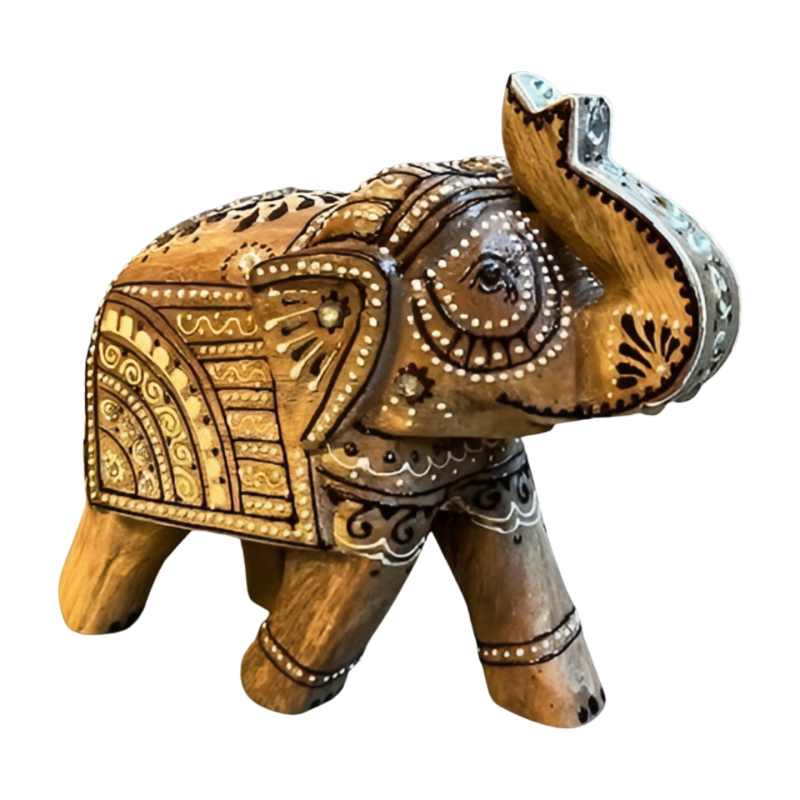 Wooden elephant India S